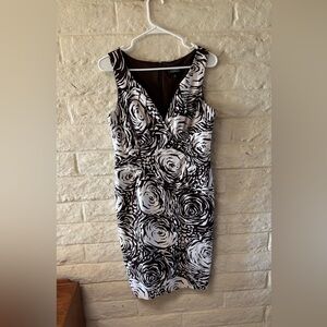 Adrianna Papell Linen/Cotton Dress-Size 10